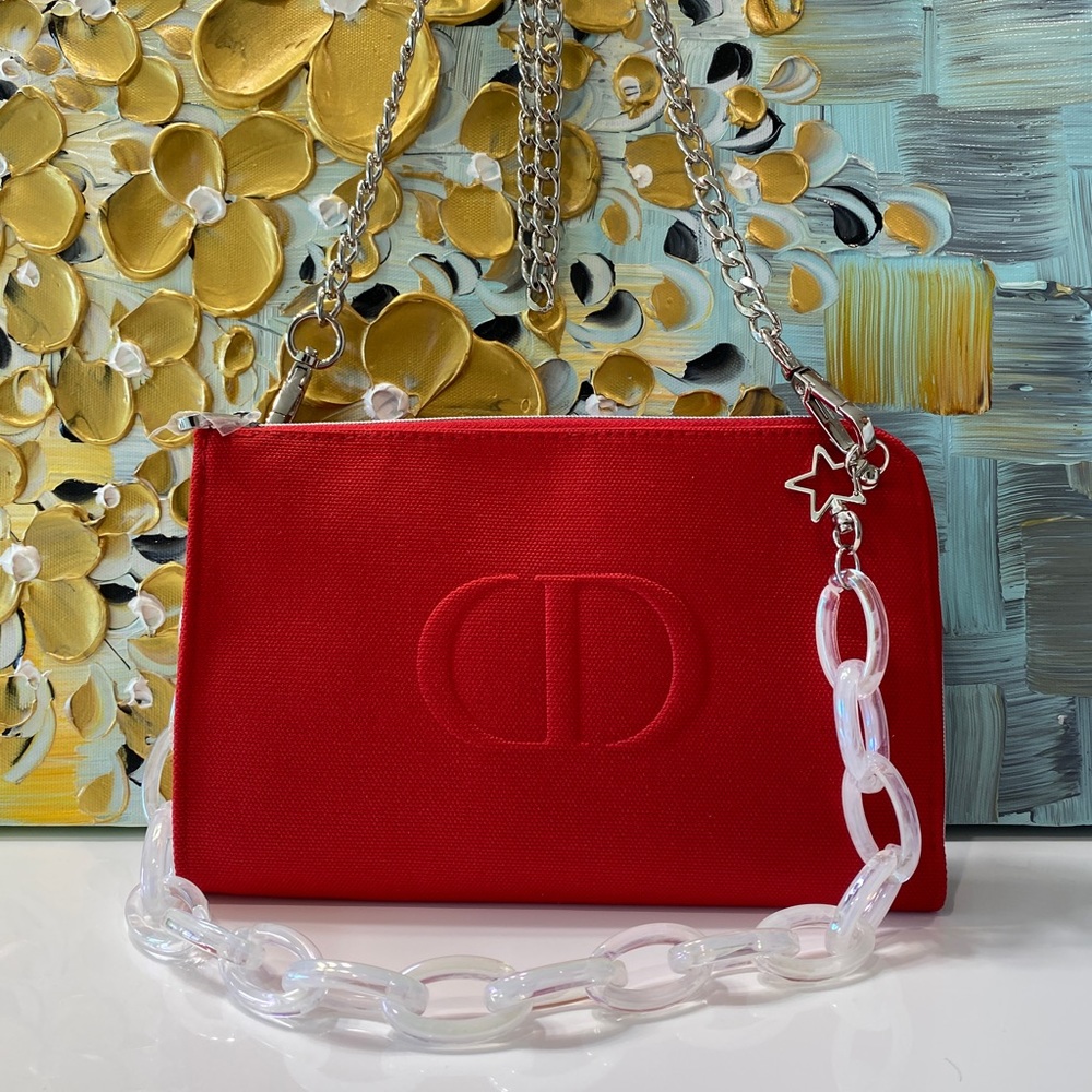 Dior CD Cosmetic Pouch to Crossbody Bag Purse